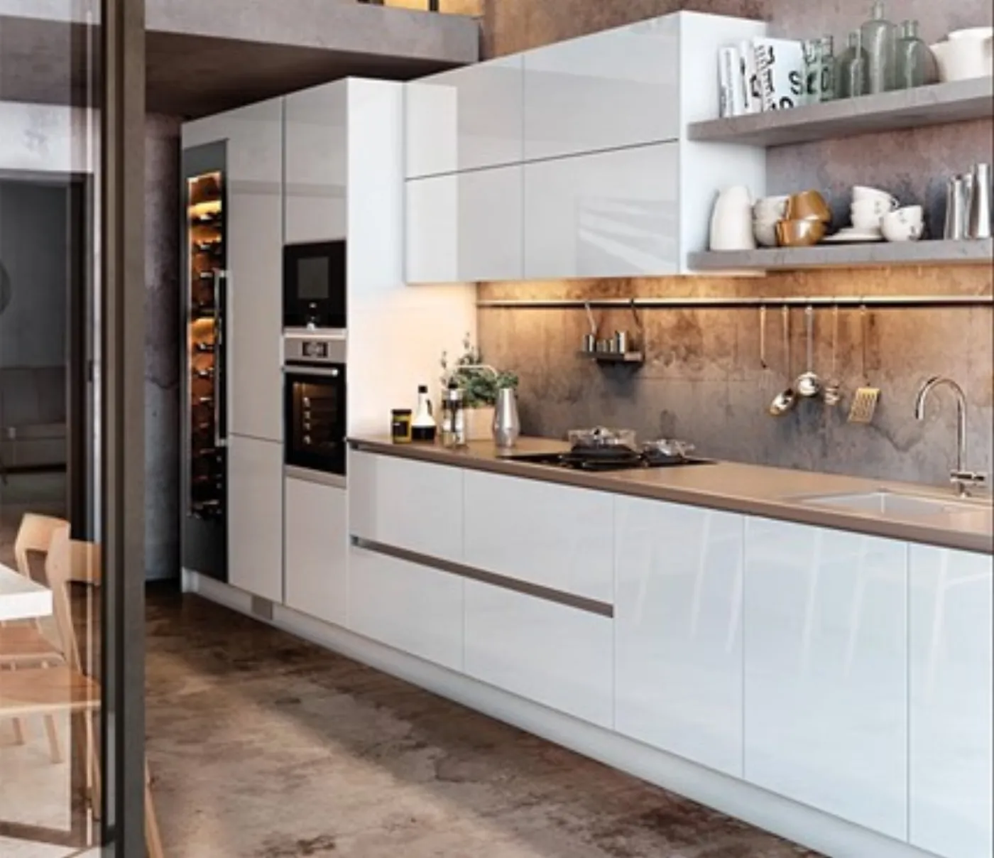 Cocinas abiertas a medida en Madrid: Diseños personalizados con VIVOA