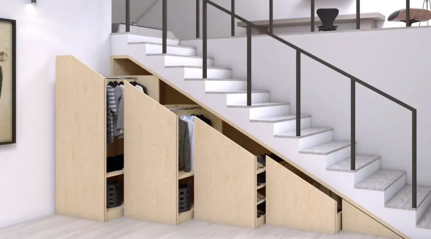 Armarios a medida para buhardillas y espacios bajo escaleras