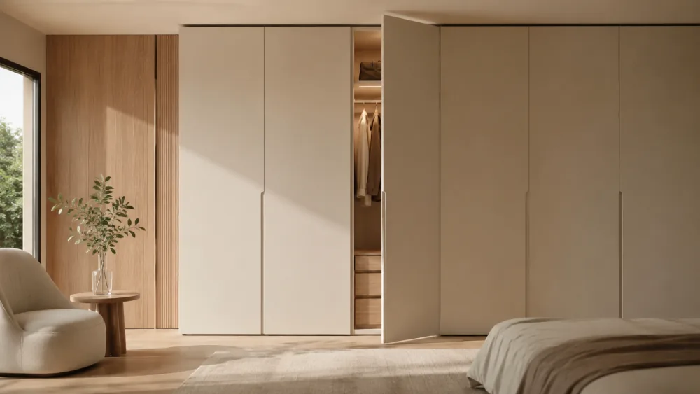 Vestidores con puertas