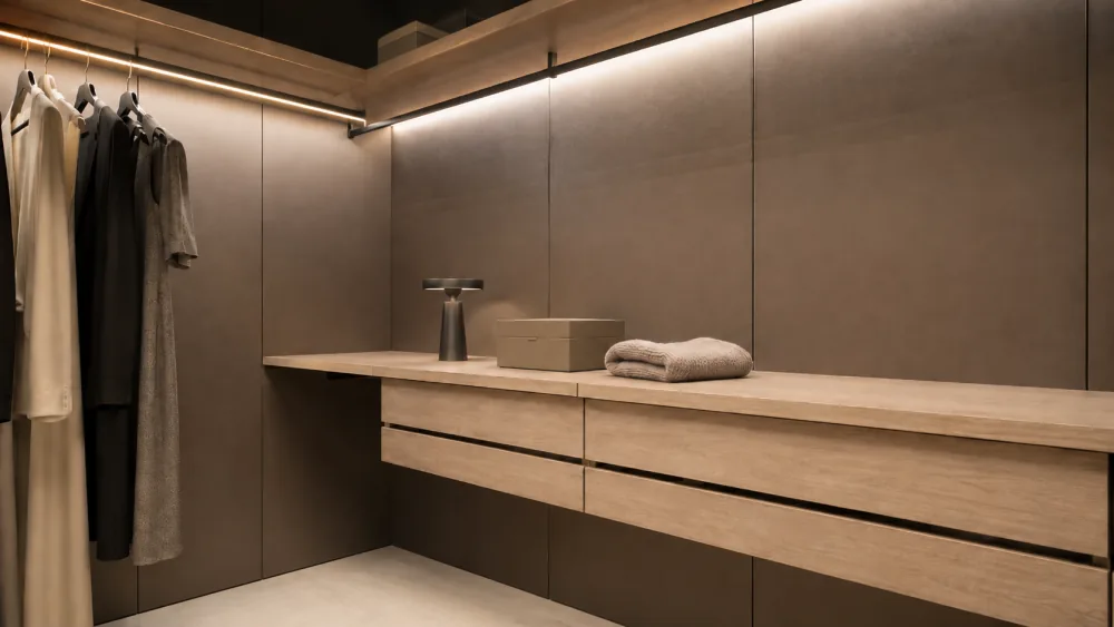 Vestidor flotante