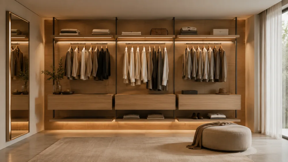 Vestidor minimalista