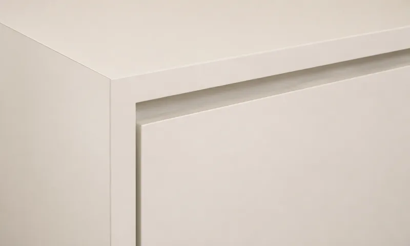 Frente: Blanco roto mate