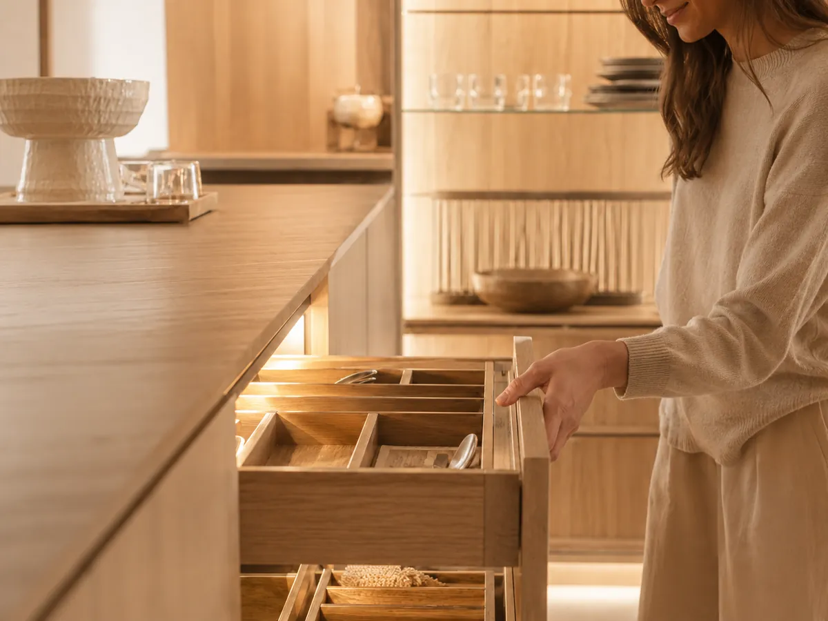 Elige las soluciones de orden e iluminación que necesita tu cocina