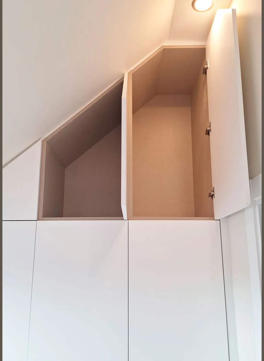 Un dormitorio abuhardillado a medida