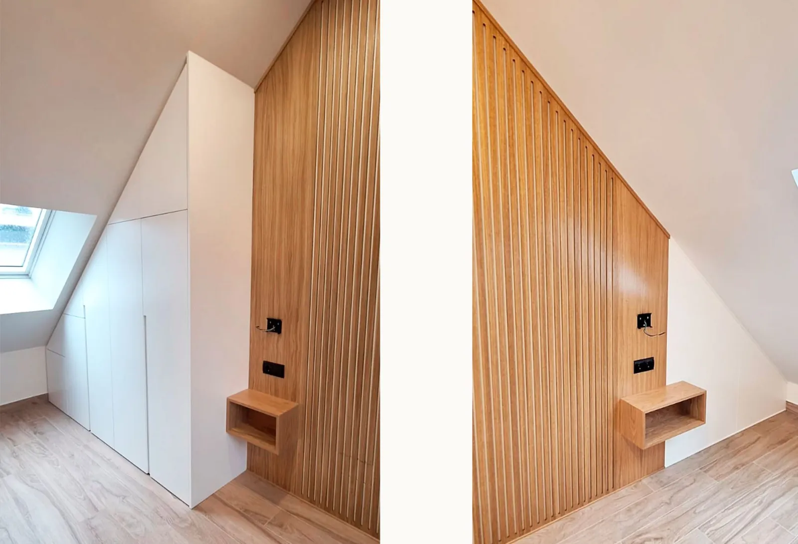 Un dormitorio abuhardillado a medida